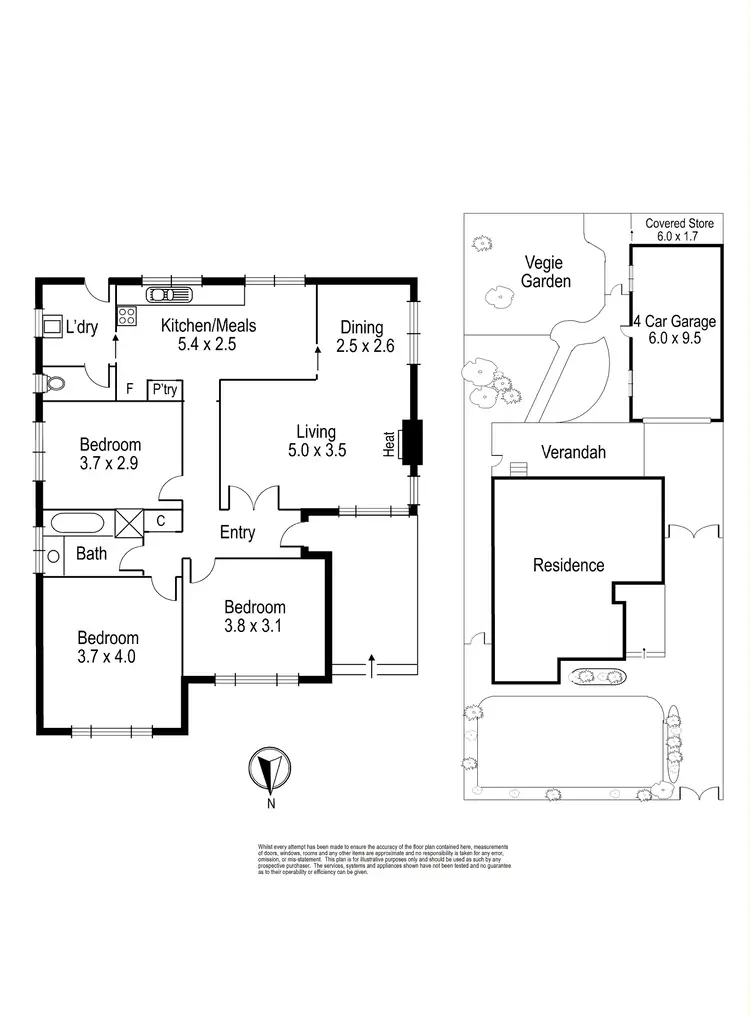 Floorplan of Homely house listing, 320 Raleigh Street, Thornbury VIC 3071
