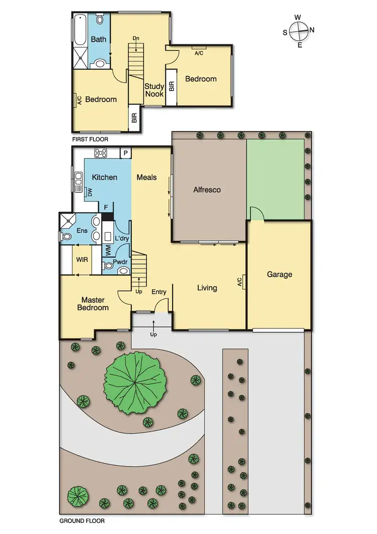 Floorplan of Homely house listing, 1/3 Echuca Road, Greensborough VIC 3088