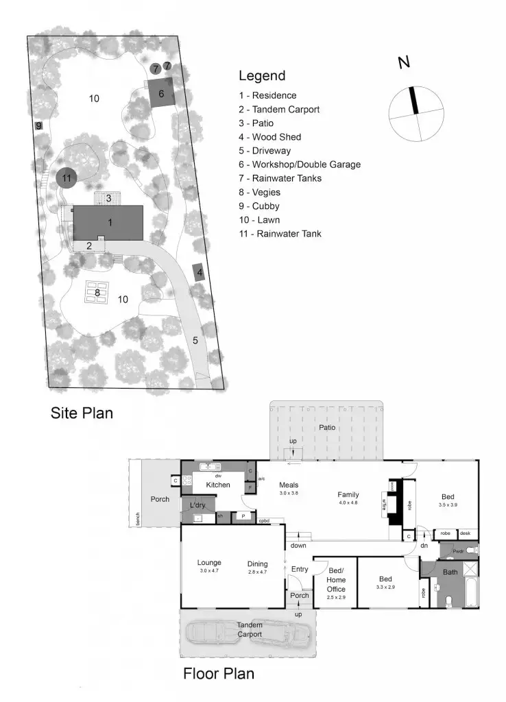 Floorplan of Homely house listing, 145 Point Leo Road, Red Hill South VIC 3937