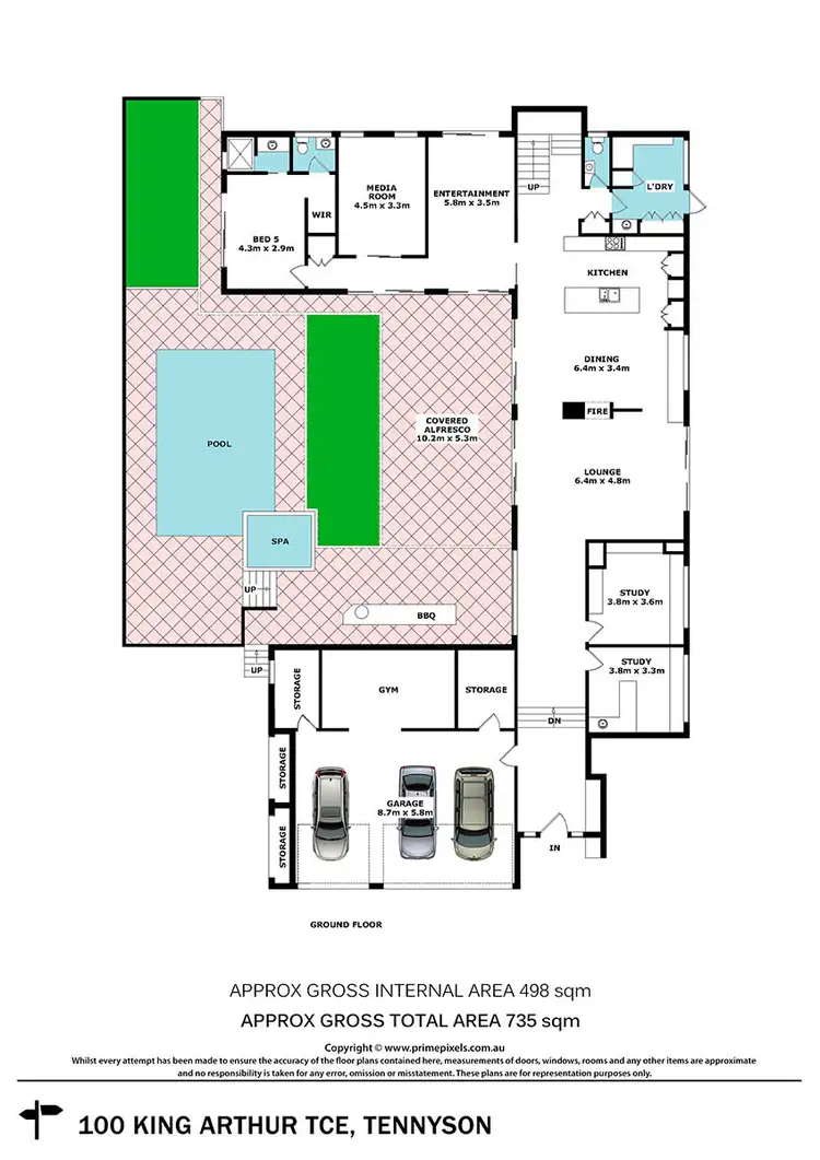 Floorplan of Homely house listing, 100 King Arthur Terrace, Tennyson QLD 4105