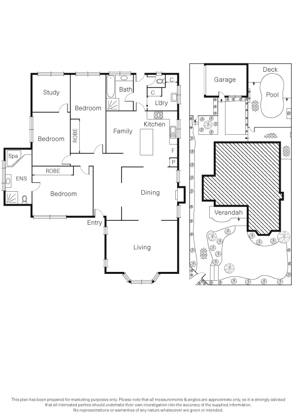 Floorplan of Homely house listing, 814 Hampton Street, Brighton VIC 3186