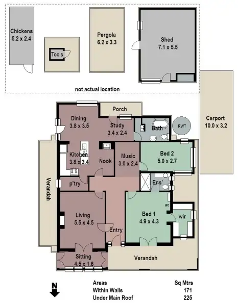 Floorplan of Homely house listing, 2 Alston Road, Littlehampton SA 5250