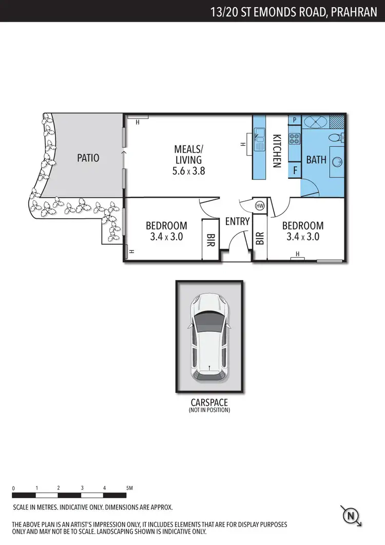 Floorplan of Homely apartment listing, 13/20 St Edmonds Road, Prahran VIC 3181