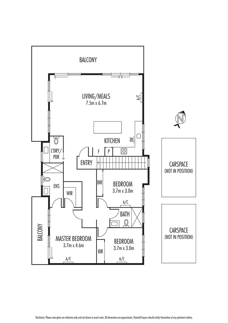 Floorplan of Homely apartment listing, 9/1260 Glen Huntly Road, Carnegie VIC 3163