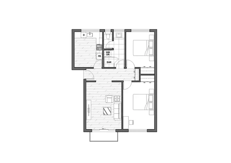 Floorplan of Homely apartment listing, 3/1260 Glen Huntly Road, Carnegie VIC 3163