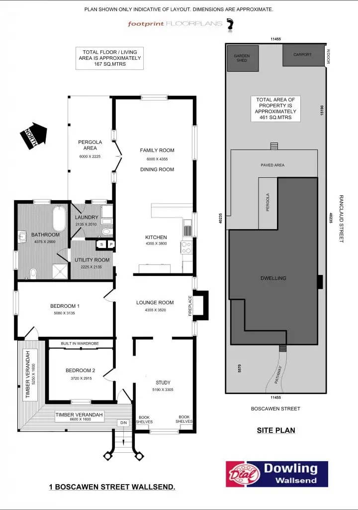 Floorplan of Homely house listing, 1 Boscawen Street, Wallsend NSW 2287