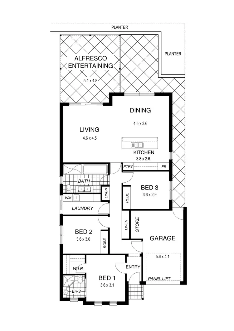 Floorplan of Homely house listing, 25B Derwent Avenue, Magill SA 5072