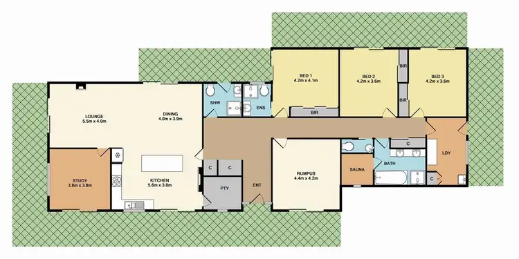 Floorplan of Homely house listing, 10 Bruces Creek Road, Whittlesea VIC 3757