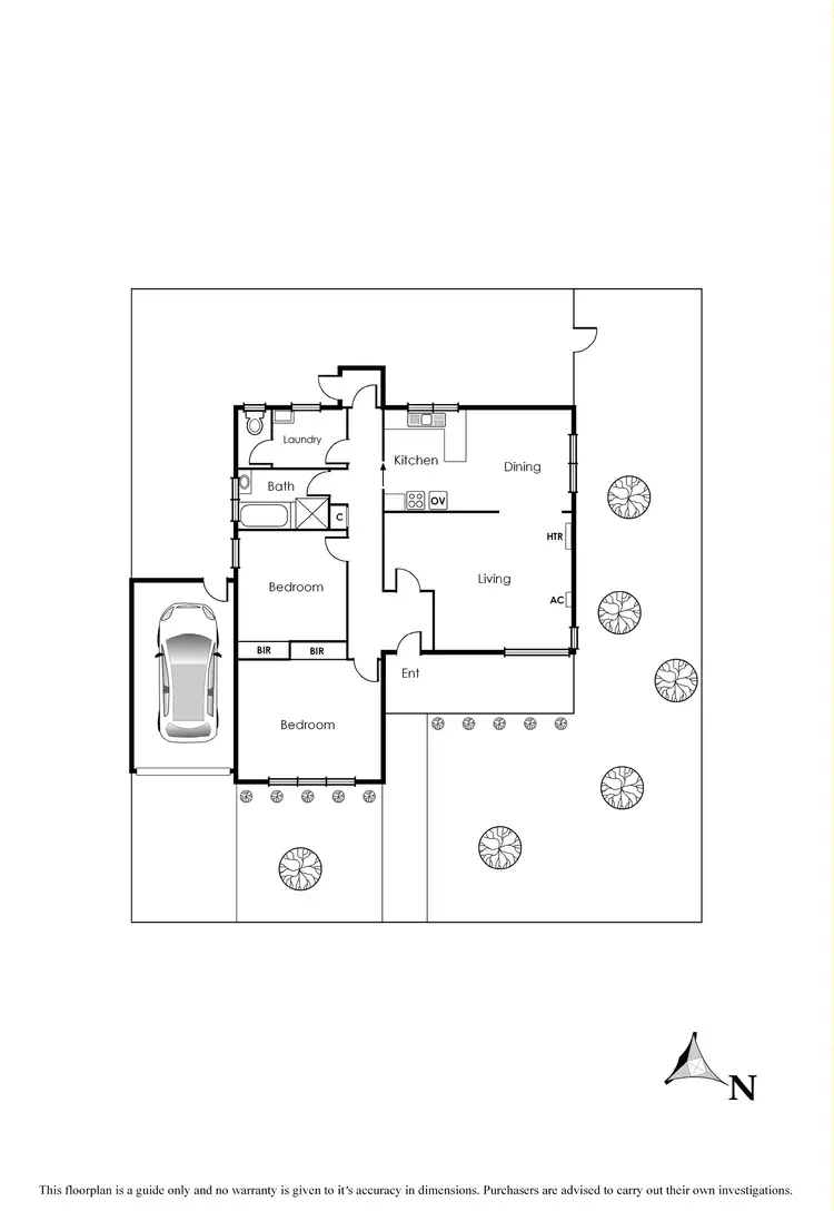Floorplan of Homely unit listing, 2 Gothic Road, Aspendale VIC 3195
