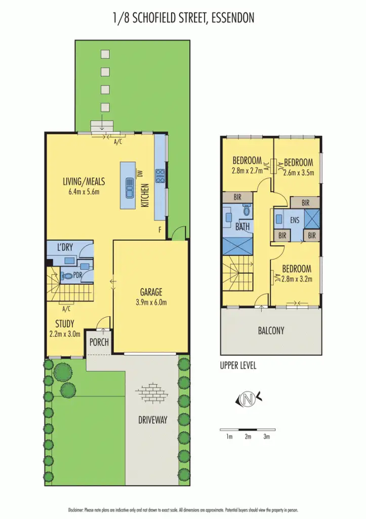 Floorplan of Homely house listing, 1/8A Schofield Street, Essendon VIC 3040