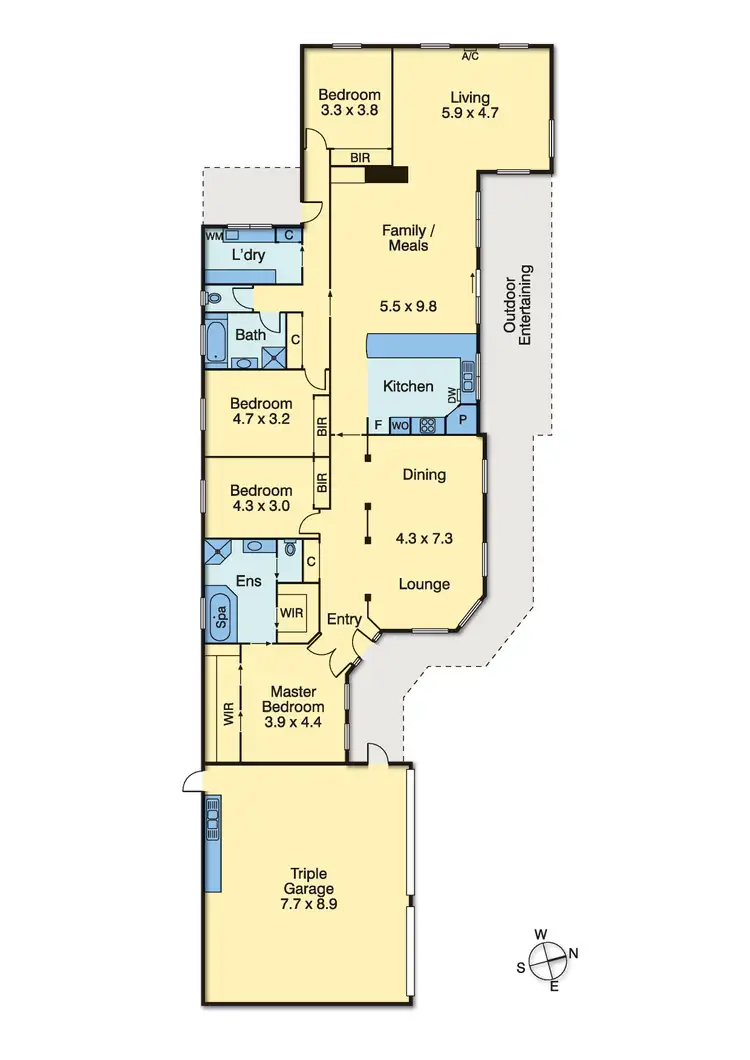 Floorplan of Homely house listing, 79 Summerfield Drive, Mornington VIC 3931