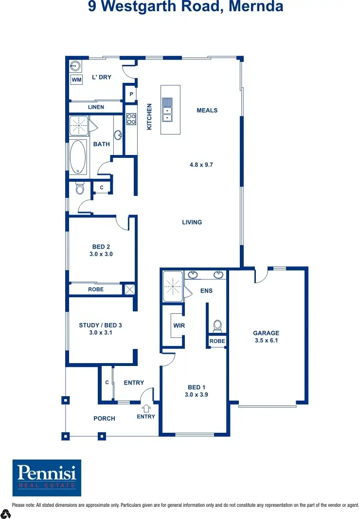 Floorplan of Homely house listing, 9 Westgarth Road, Mernda VIC 3754
