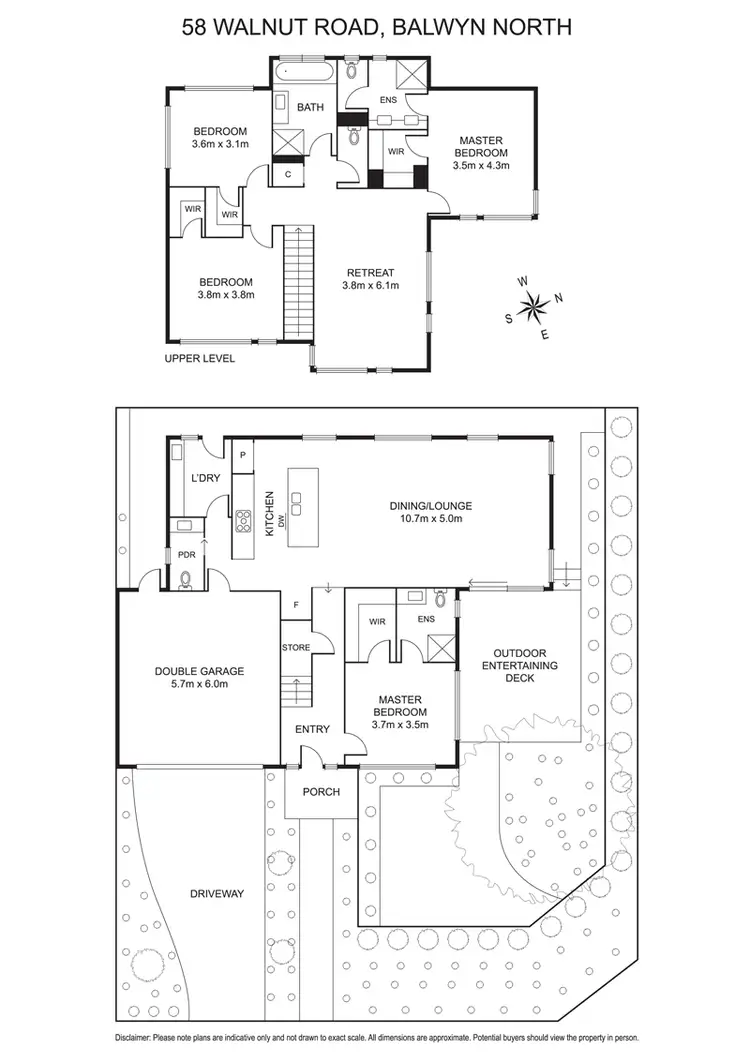 Floorplan of Homely house listing, 58 Walnut Road, Balwyn North VIC 3104