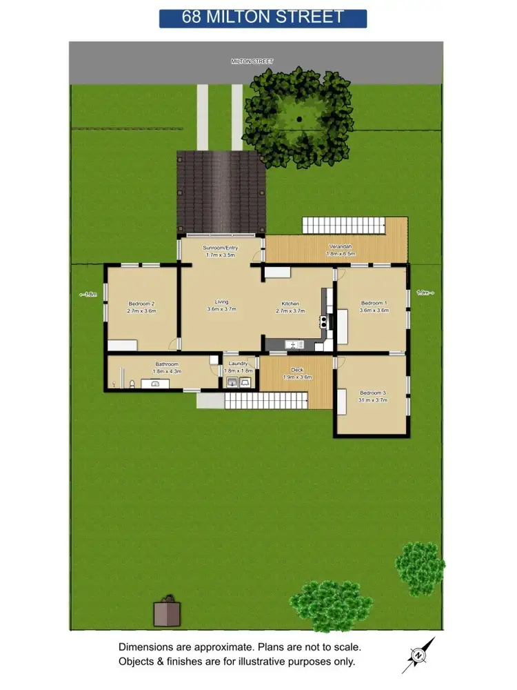 Floorplan of Homely house listing, 68 Milton Street, Grafton NSW 2460