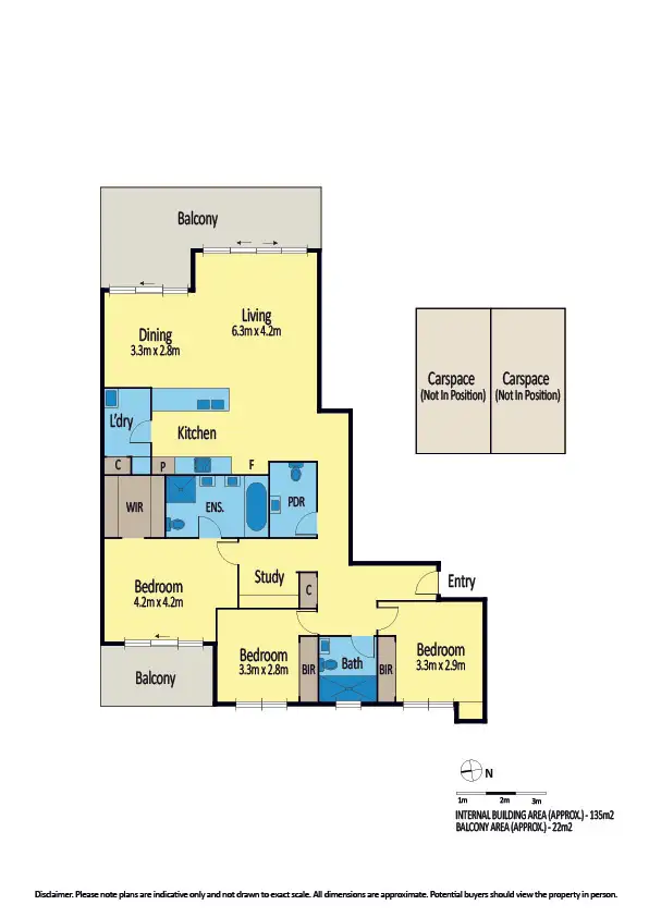 Floorplan of Homely apartment listing, 333/68 Mount Alexander Road, Travancore VIC 3032