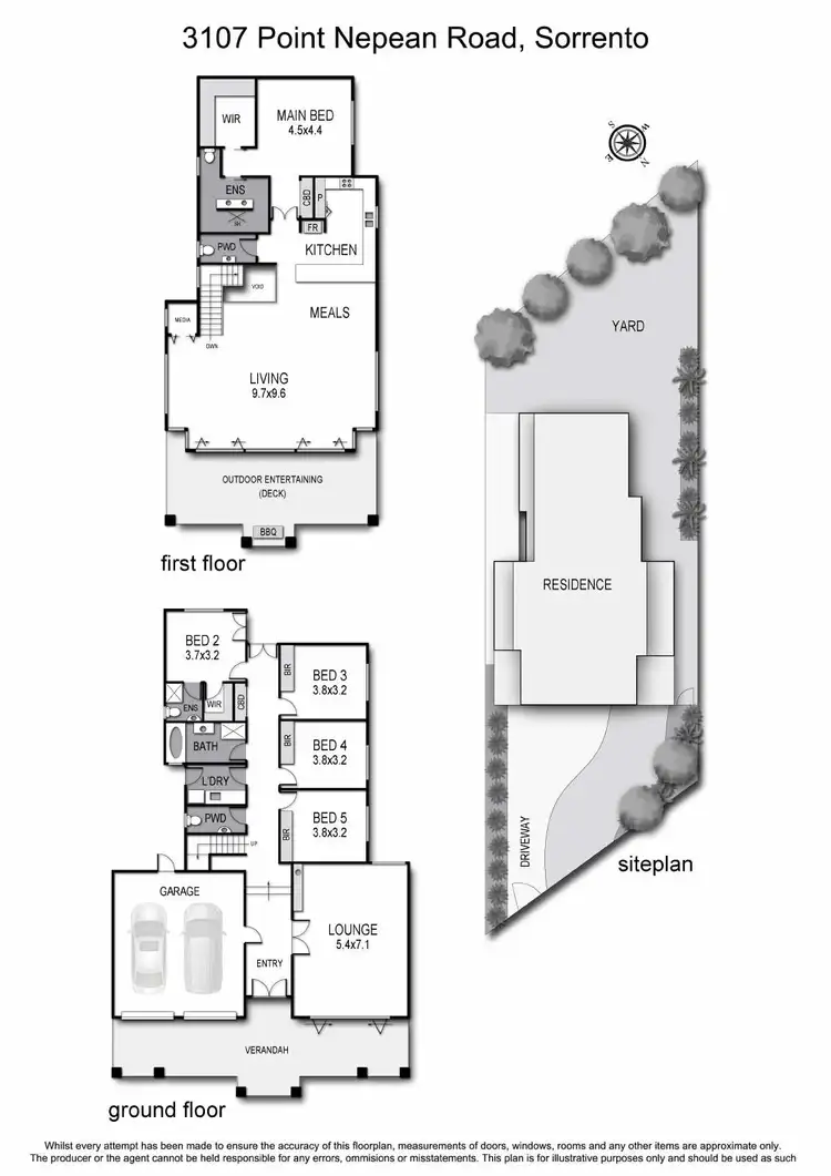 Floorplan of Homely house listing, 3107 Point Nepean Road, Sorrento VIC 3943