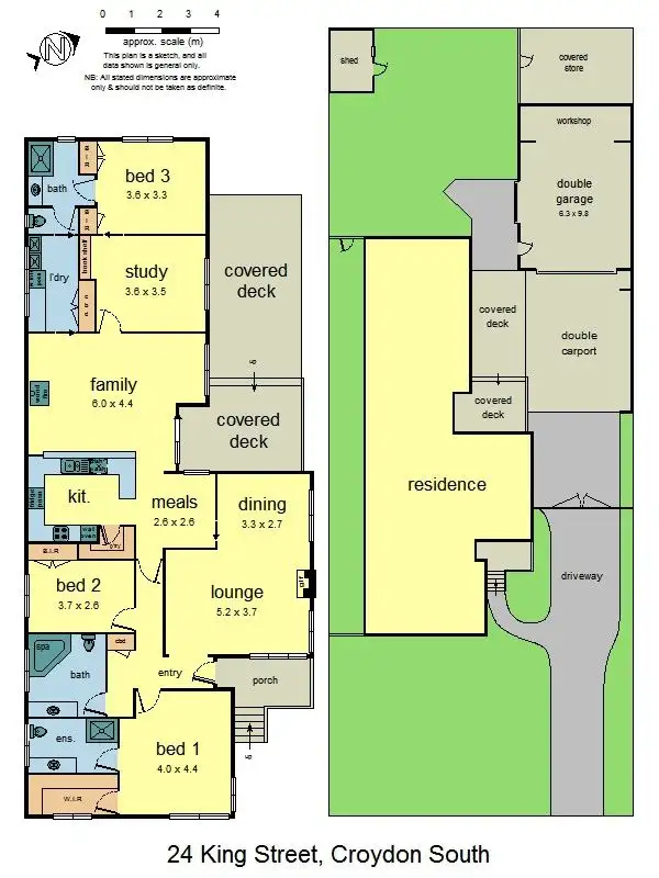 Floorplan of Homely house listing, 24 King Street, Croydon South VIC 3136