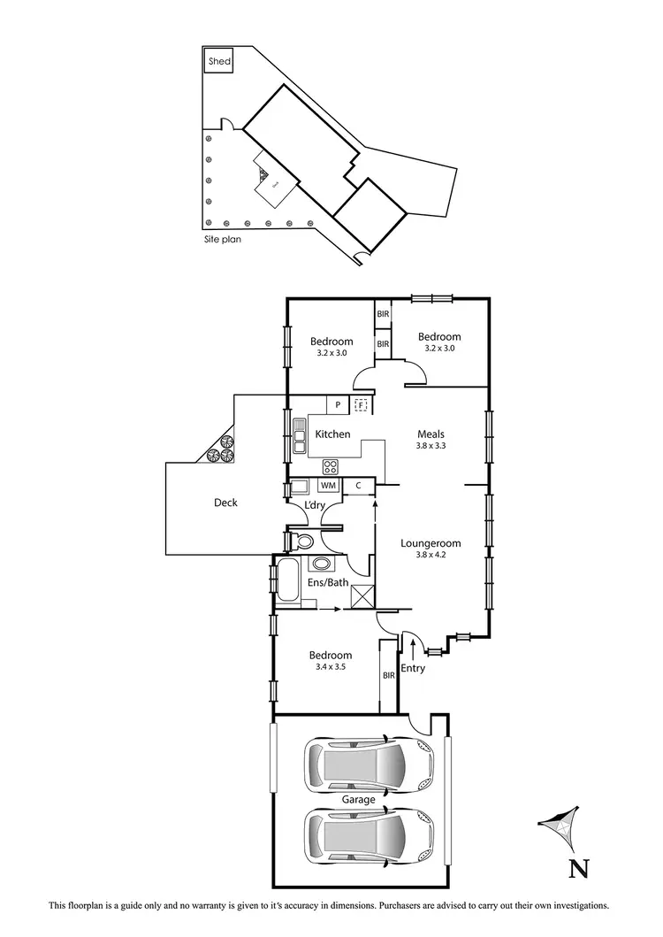 Floorplan of Homely townhouse listing, 24 Longbeach Close, Aspendale VIC 3195