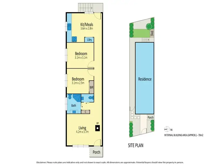Floorplan of Homely house listing, 155 Eastwood Street, Kensington VIC 3031