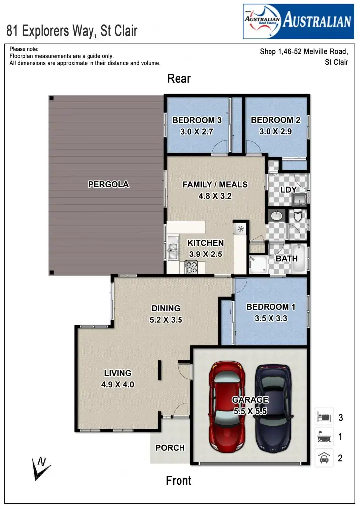 Floorplan of Homely house listing, 81 Explorers Way, St Clair NSW 2759