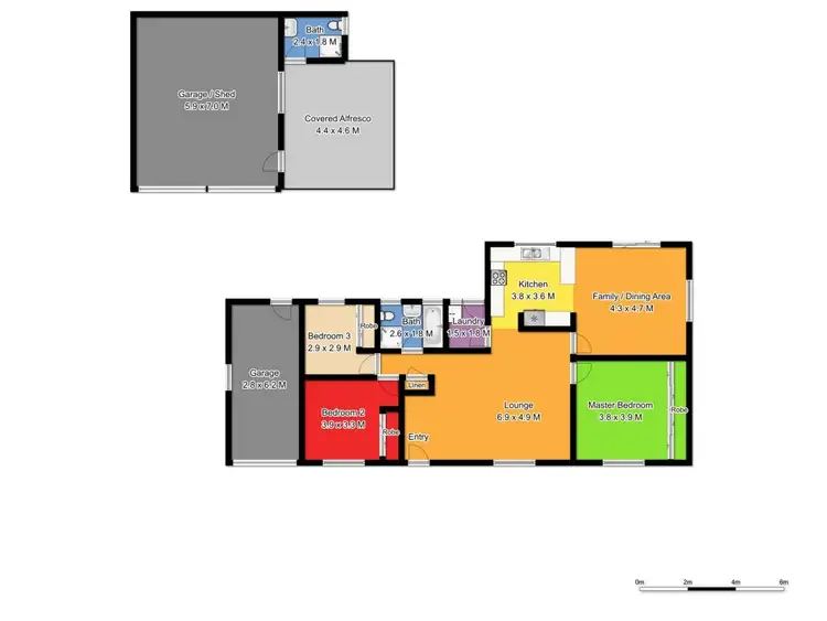 Floorplan of Homely house listing, 1 Woolstencraft Street, Shoalhaven Heads NSW 2535