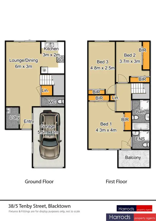 Floorplan of Homely townhouse listing, 38/5 Tenby Street, Blacktown NSW 2148