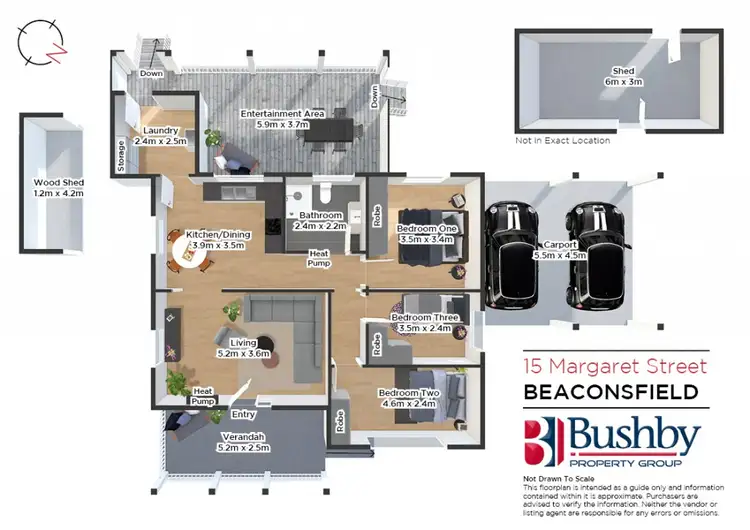 Floorplan of Homely house listing, 15 Margaret Street, Beaconsfield TAS 7270