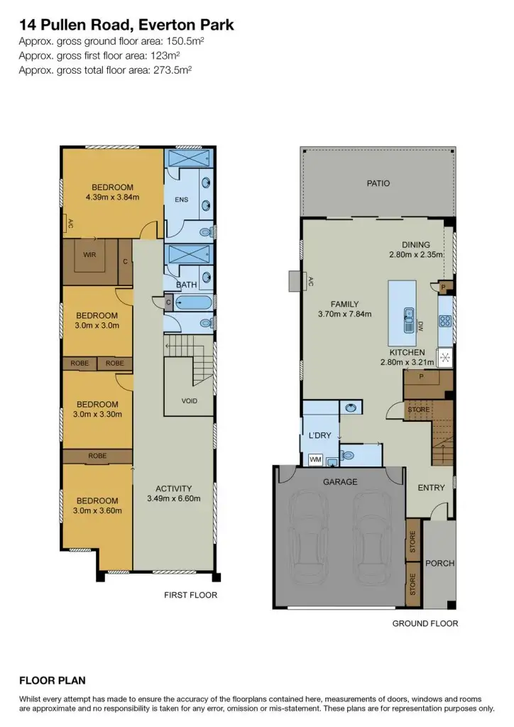 Floorplan of Homely house listing, 14 Pullen Road, Everton Park QLD 4053