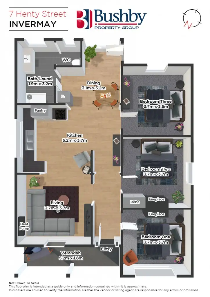 Floorplan of Homely house listing, 7 Henty Street, Invermay TAS 7248