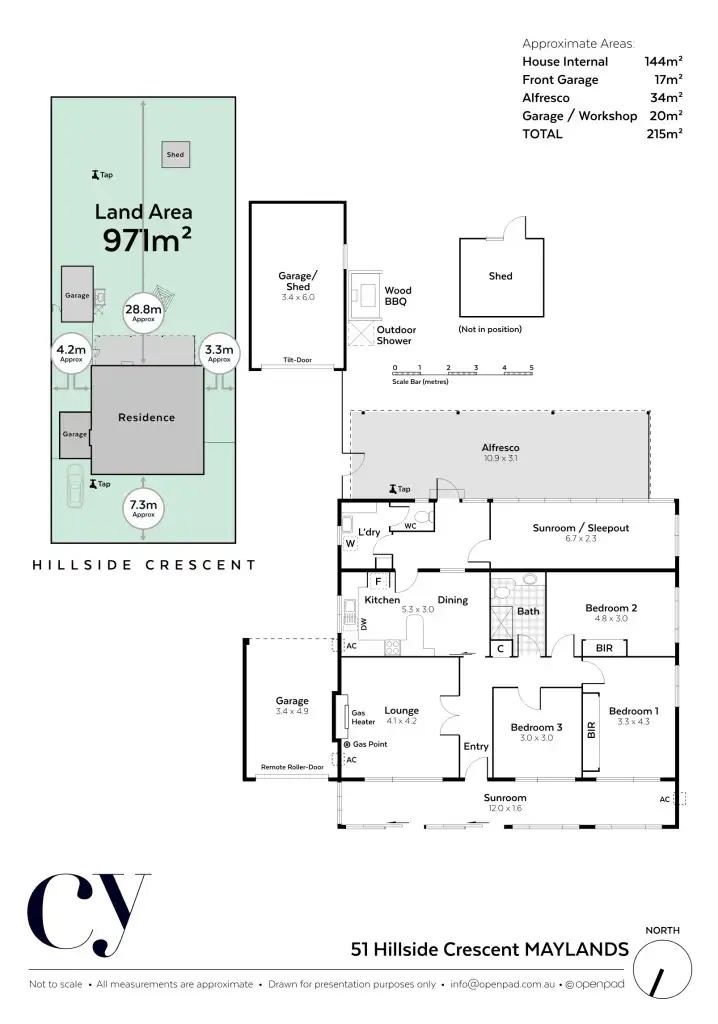 Floorplan of Homely house listing, 51 Hillside Crescent, Maylands WA 6051