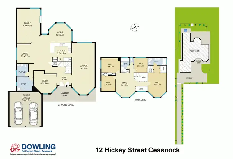 Floorplan of Homely house listing, 12 Hickey Street, Cessnock NSW 2325