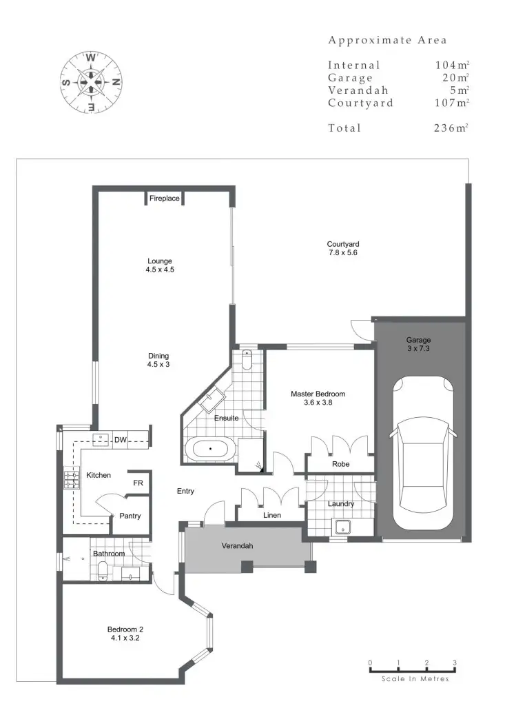Floorplan of Homely villa listing, 6/8 Philip Road, Dalkeith WA 6009