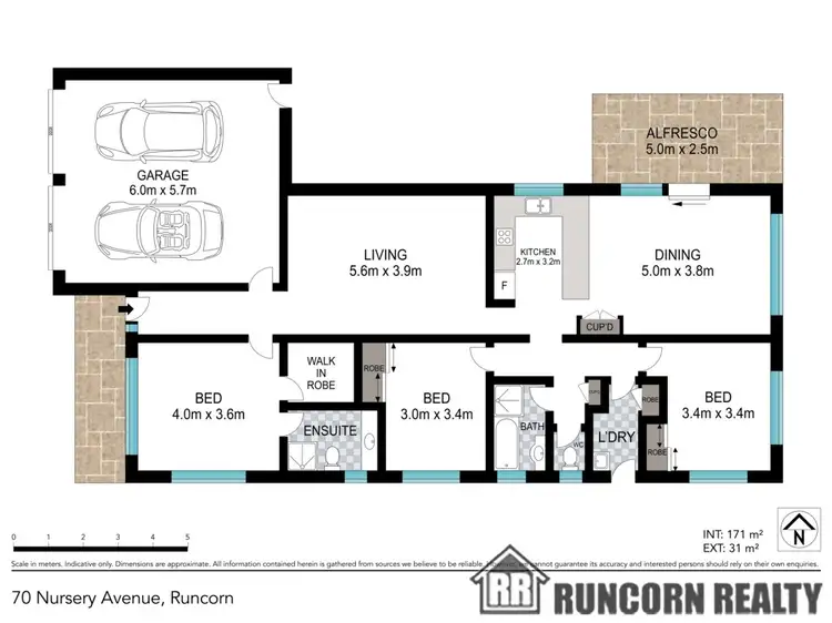 Floorplan of Homely house listing, 70 Nursery Avenue, Runcorn QLD 4113