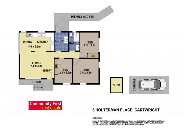 Floorplan of Homely house listing, 6 Holterman Plc, Cartwright NSW 2168