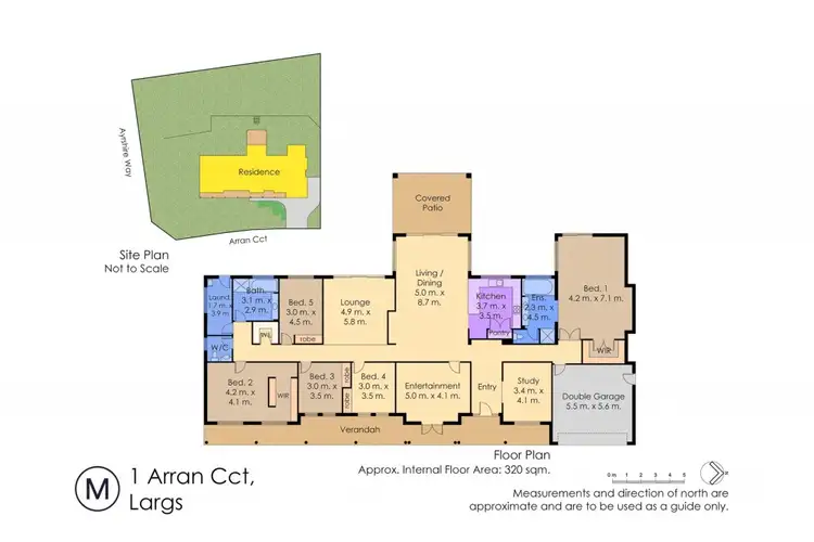 Floorplan of Homely house listing, 1 Arran Circuit, Largs NSW 2320
