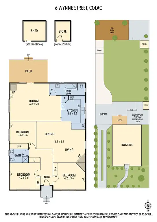 Floorplan of Homely house listing, 6 Wynne Street, Colac VIC 3250