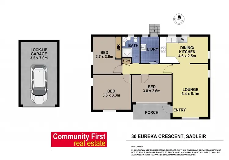 Floorplan of Homely house listing, 30 Eureka Cresent, Sadleir NSW 2168