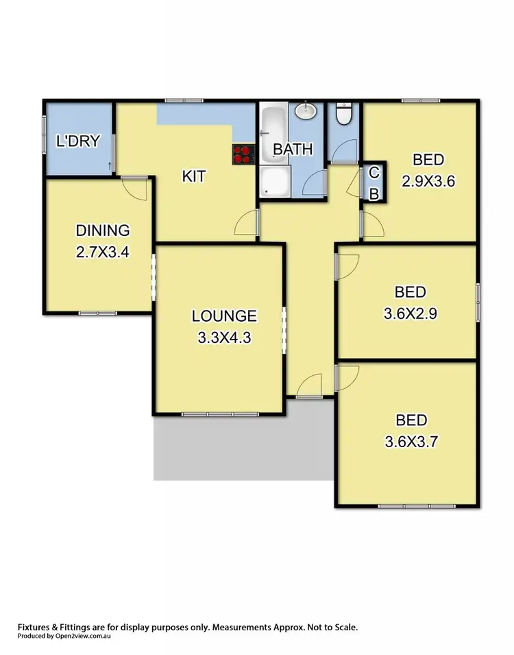 Floorplan of Homely house listing, 6 Clyde Street, Lilydale VIC 3140