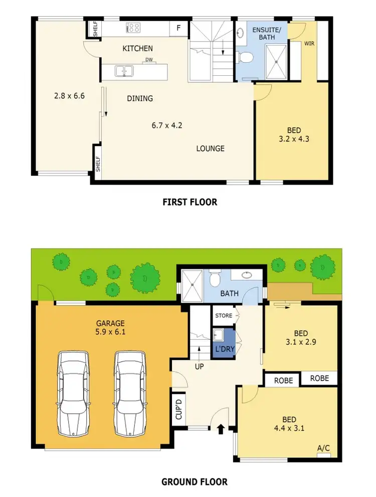 Floorplan of Homely house listing, 12 Jetty Lane, Maribyrnong VIC 3032