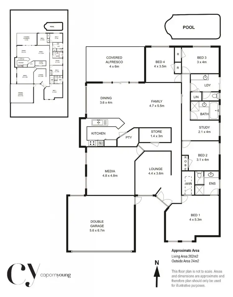 Floorplan of Homely house listing, 7 Fermoy Link, Darch WA 6065