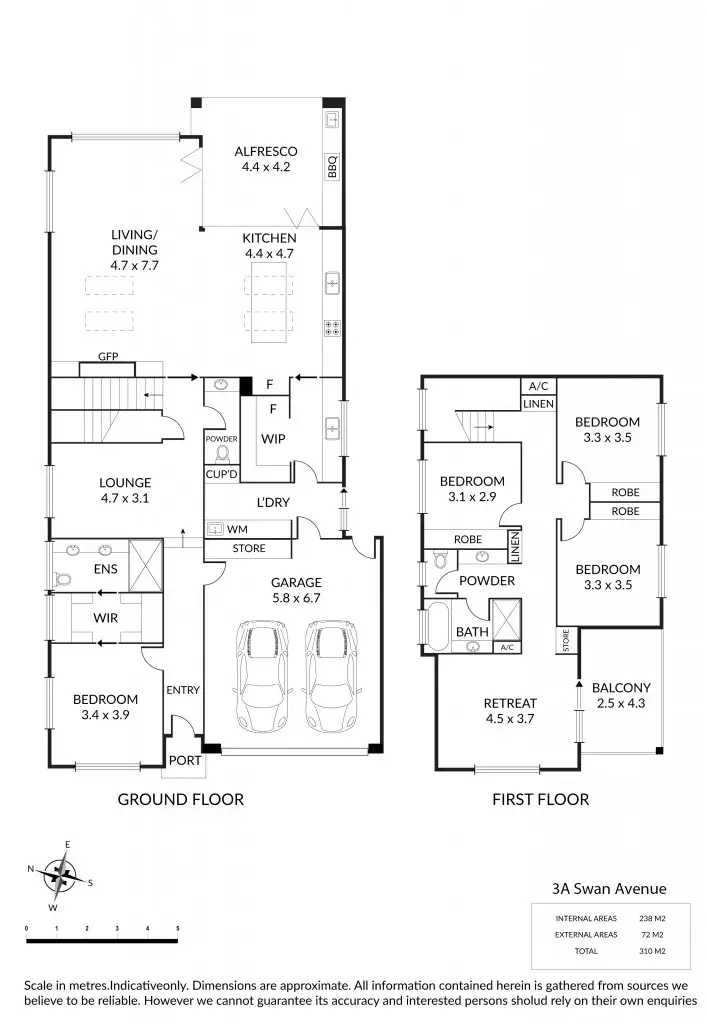 Floorplan of Homely house listing, 3A Swan Avenue, Rostrevor SA 5073