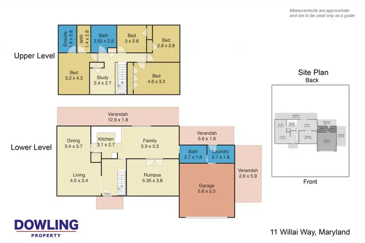 Floorplan of Homely house listing, 11 Willai Way, Maryland NSW 2287