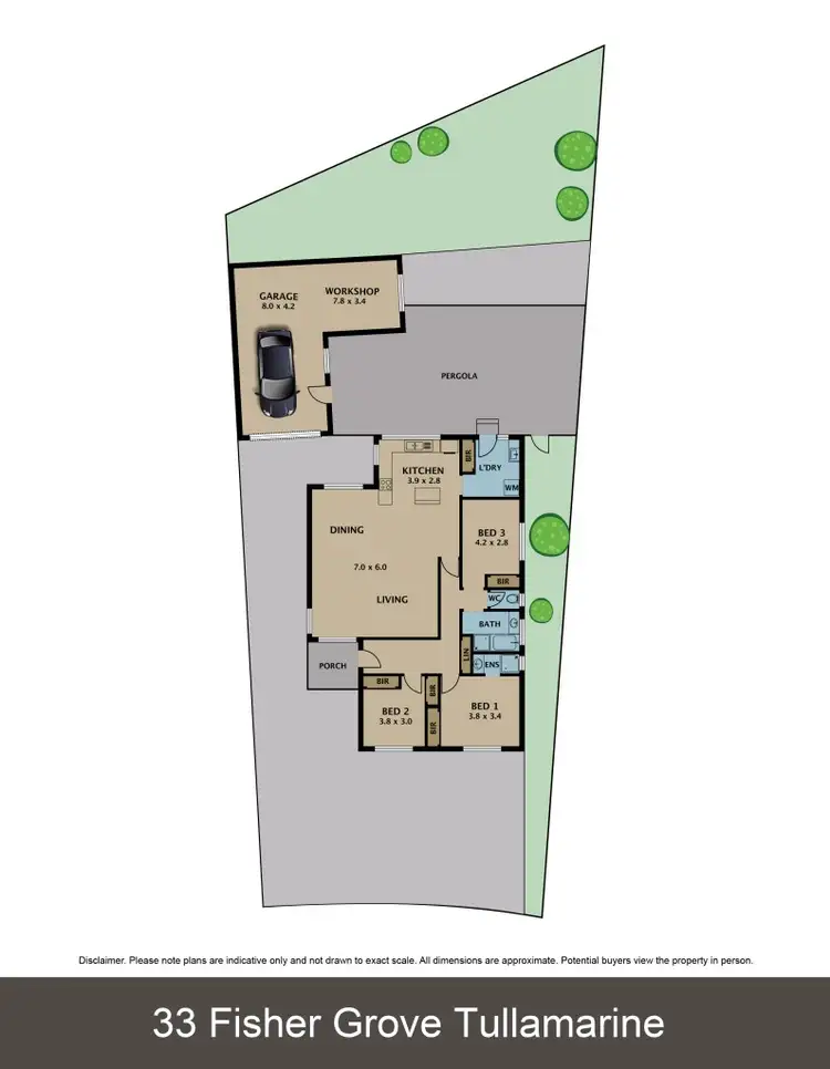 Floorplan of Homely house listing, 33 Fisher Grove, Tullamarine VIC 3043