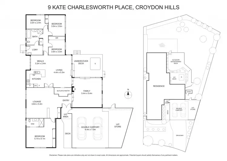 Floorplan of Homely house listing, 9 Kate Charlesworth Place, Croydon Hills VIC 3136