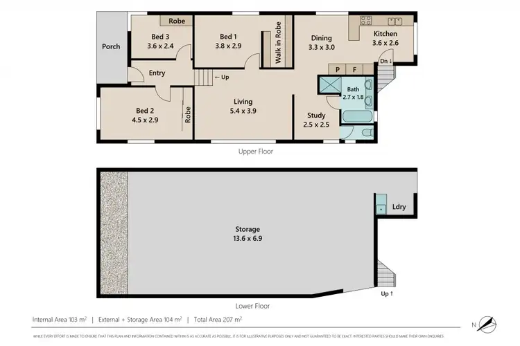 Floorplan of Homely house listing, 82 Charlotte Street, Paddington QLD 4064