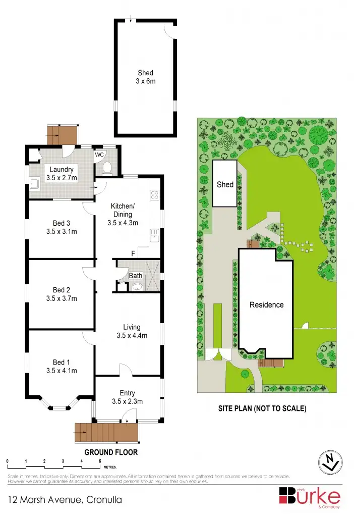 Floorplan of Homely house listing, 12 Marsh Avenue, Cronulla NSW 2230