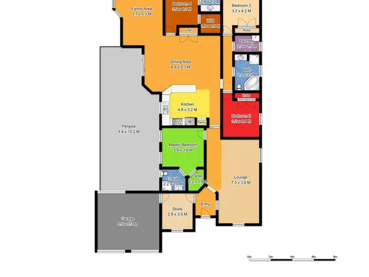 Floorplan of Homely house listing, 6 Treviso Place, North Nowra NSW 2541