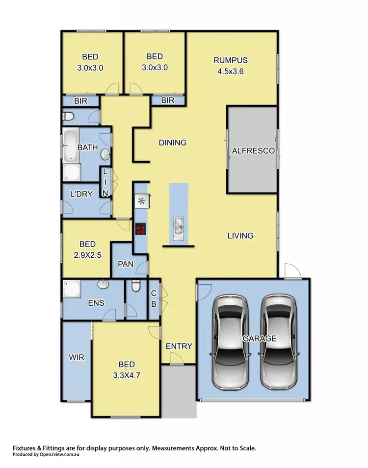 Floorplan of Homely house listing, 16 Borrack Crescent, Mernda VIC 3754