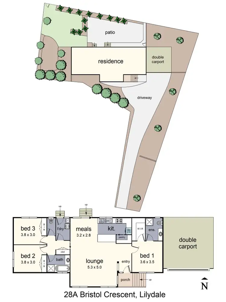Floorplan of Homely house listing, 28a Bristol Crescent, Lilydale VIC 3140