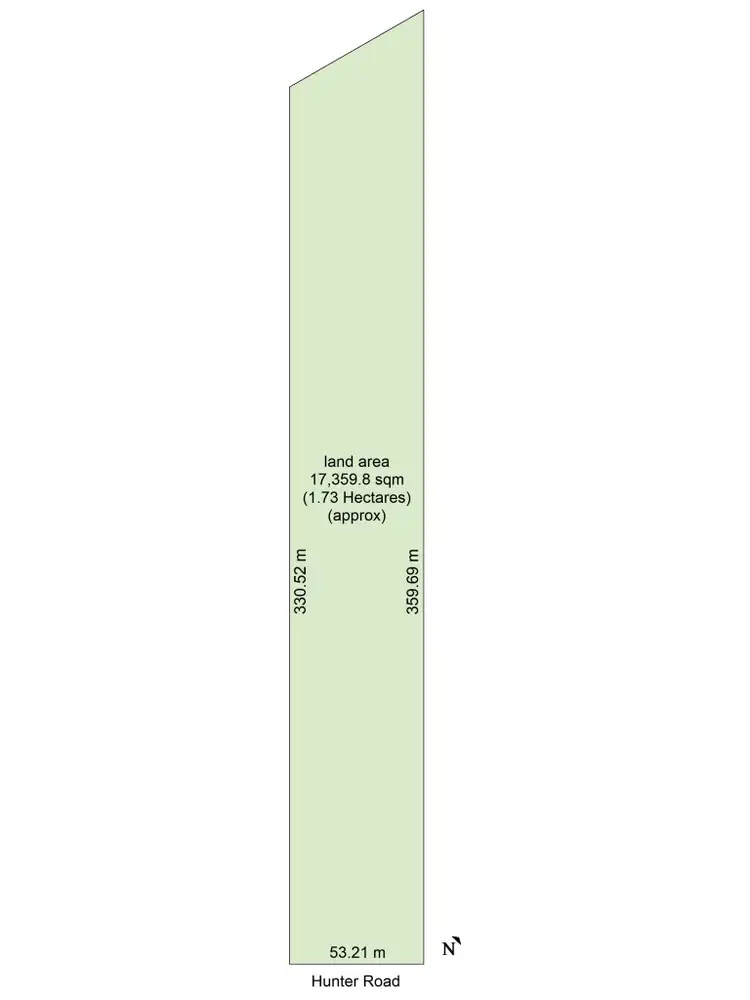 Floorplan of Homely land listing, 21 Hunter Road, Mount Evelyn VIC 3796